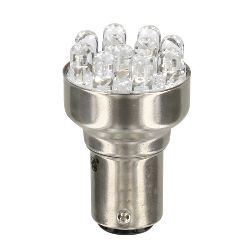 LAMPADA MULTILED 21/5W ROSSA ATTACCO BAY15D