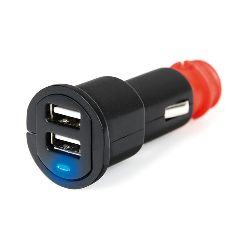 Caricabatteria 2 porte Usb - 2000 mA - 12/24V