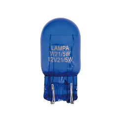 CP.LAMPADE "BLUE-DYED" 12V. 21/5W W3X16Q