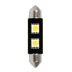 LAMPADA SILURO"HYPER-LED" 10X42MM. 2SMD (4CHIPS)