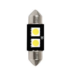 LAMPADA SILURO"HYPER-LED" 10X36MM. 2SMD (6CHIPS)