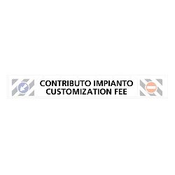 CONTRIBUTO IMPIANTO PER PERSONALIZZAZIONI PARASPRUZZI 240 CM. (STAMPA CENTRALE)